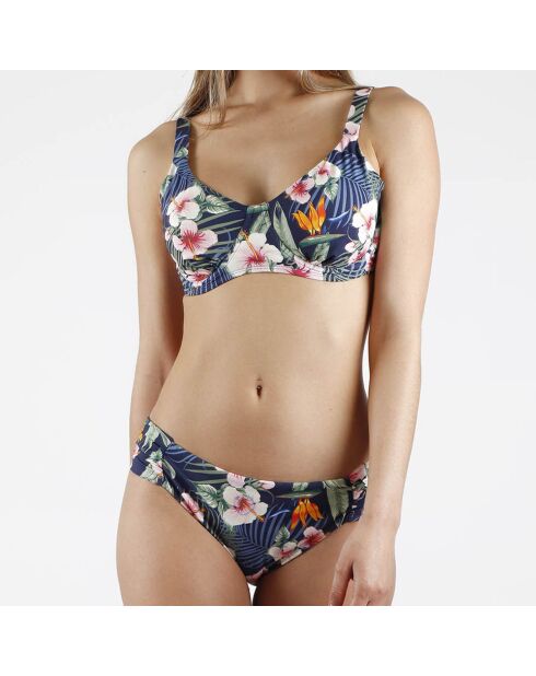 Traje de baño de 2 piezas Navy Hawaii