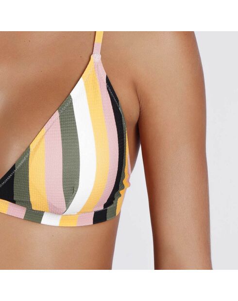 Maillot de bain 2 Pièces triangle Sun Stripes multicolore