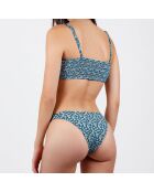 Maillot de bain 2 Pièces bandeau Daisy bleu