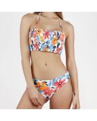 Maillot de bain 2 Pièces bandeau Summer Memoirs blanc/multicolore