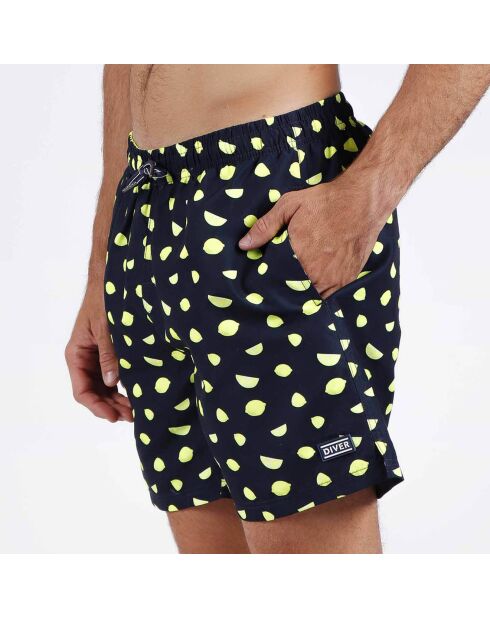 Costume da bagno nero/giallo Lemons