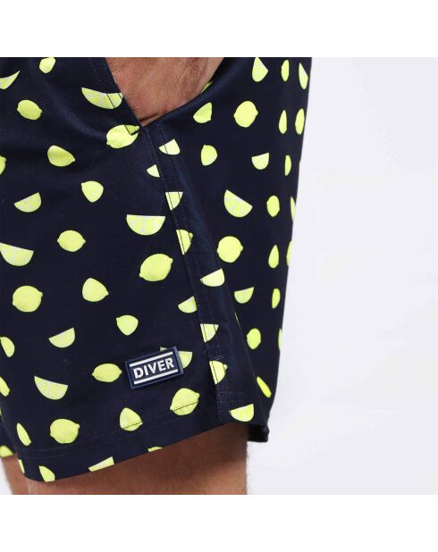 Costume da bagno nero/giallo Lemons