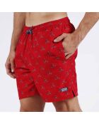 Short de bain Scooters rouge