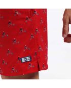 Short de bain Scooters rouge