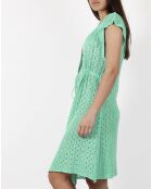 Robe Crochet turquoise
