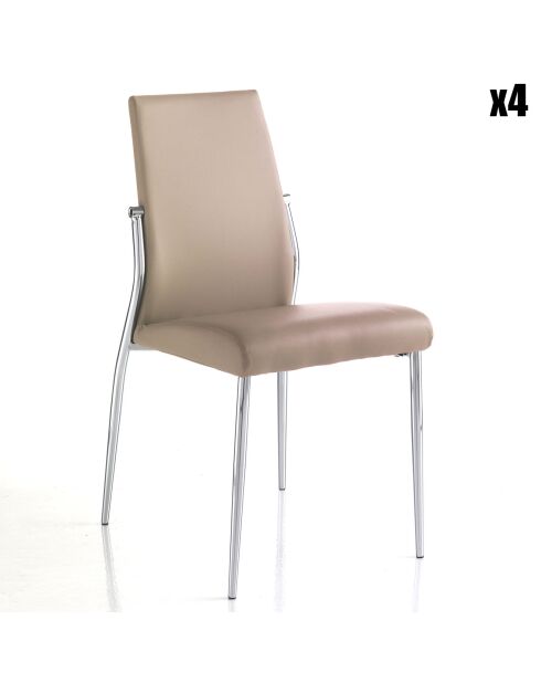 4 Chaisess margo colombe - 85x41x53 cm