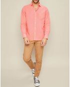 Chemise regular Paul Pat corail