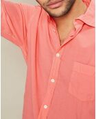 Chemise regular Paul Pat corail