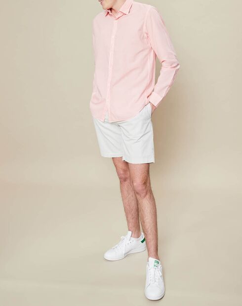 Chemise Slim Fit Sammy Pat rose saumon