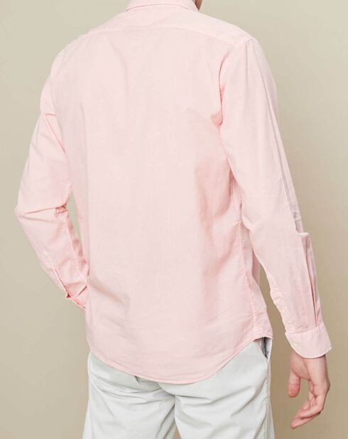Chemise Slim Fit Sammy Pat rose saumon