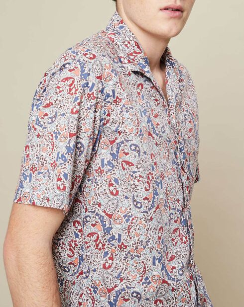 Chemise slim Slam imprimée multicolore