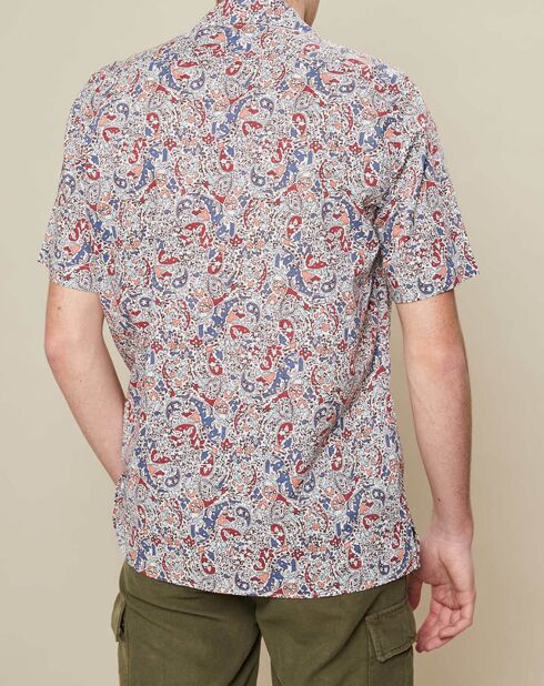 Chemise slim Slam imprimée multicolore