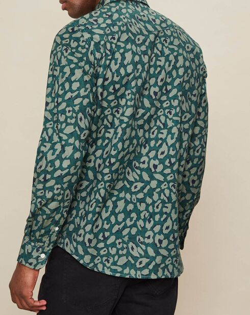 Chemise Slim Fit Storm camouflage kaki