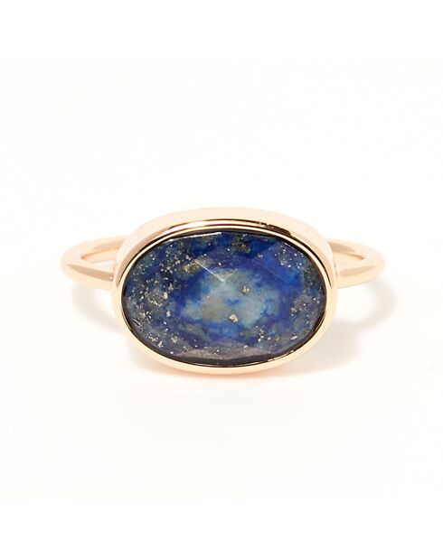 Bague Alana Lapis en laiton doré