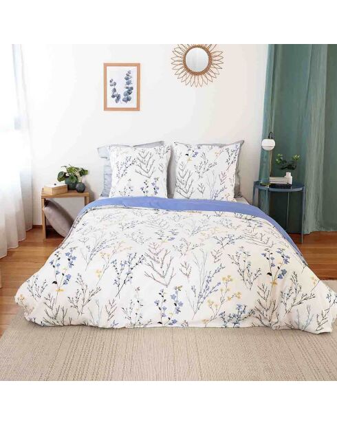 Parure housse de couette Fanille blanche