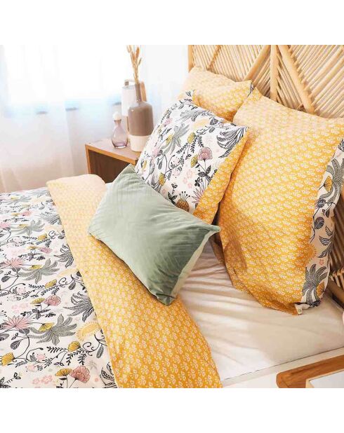 Parure housse de couette Wayan verte