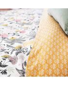 Parure housse de couette Wayan verte