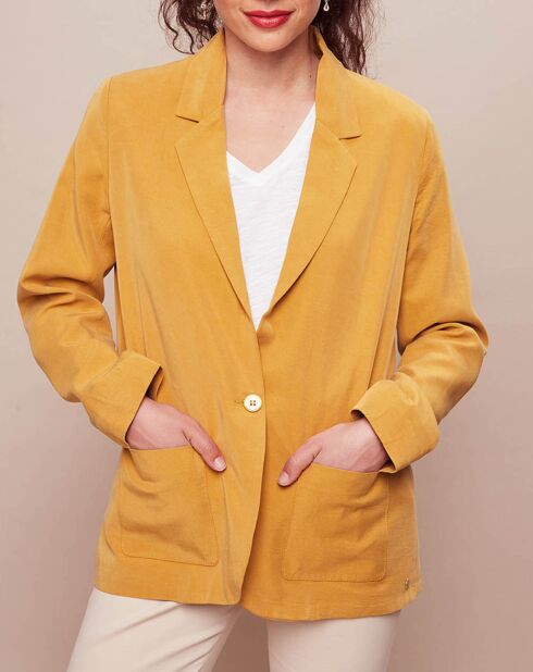 Veste blazer Drystene ambre
