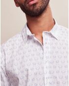 Chemise regular Dexter blanche