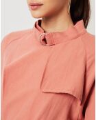 Trench fin Elodie en Lin mélangé blush