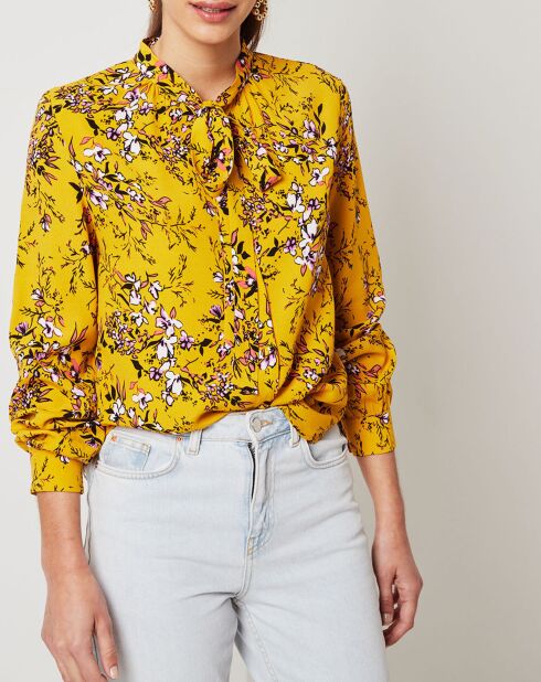 Chemise Lori imprimée ocre