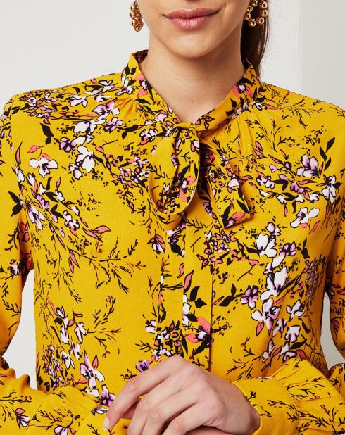 Chemise Lori imprimée ocre