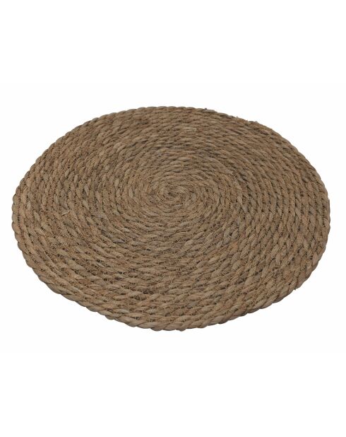 Natürliches braunes Tischset - D.40 cm