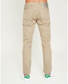 Jean Slim Anbass Hyper Color beige