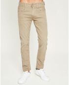 Jean Slim Anbass Hyper Color beige