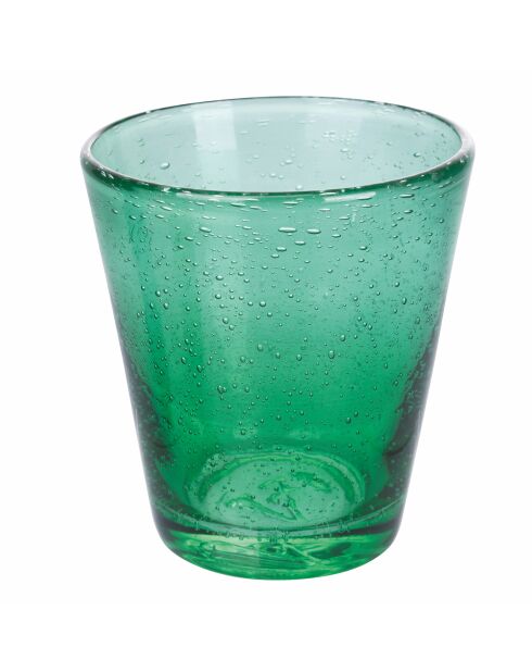 6 groene waterglazen Cancun - 33 cl