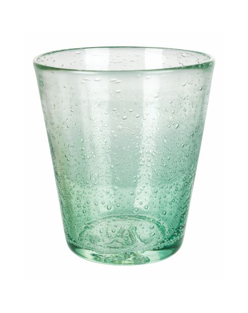 6 groene waterglazen Cancun - 33 cl