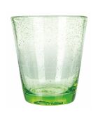 6 groene waterglazen Cancun - 33 cl