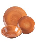 Set de vajilla Baita Brown - 18 piezas