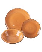 Set de vajilla Baita Brown - 18 piezas