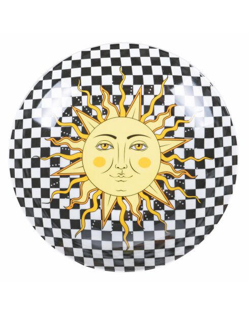 Service de table en Porcelaine Solé mio multicolore - 18 pièces