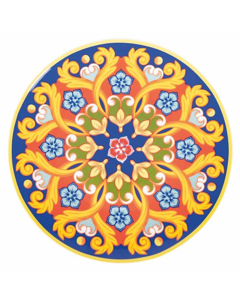 Service de table en Porcelaine Solé mio multicolore - 18 pièces