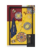 Service de table en Porcelaine Solé mio multicolore - 18 pièces