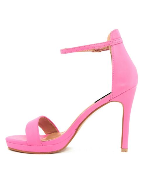 Roze sandalen van Amandine - hak van 11 cm