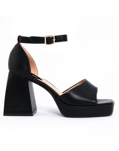 Sandales Eloise noires - Talon 8 cm