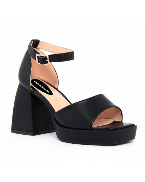 Sandales Eloise noires - Talon 8 cm