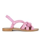 Sandales en Cuir Chennai roses