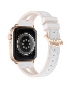Bracelet pour Apple Watch 38/40 et 41 mm blanc