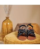 Sandales en Cuir Pune noires