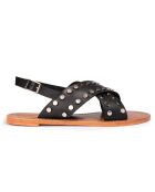 Sandales en Cuir Pune noires