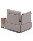 Fauteuil gauche Fly crème - 105x75x80 cm