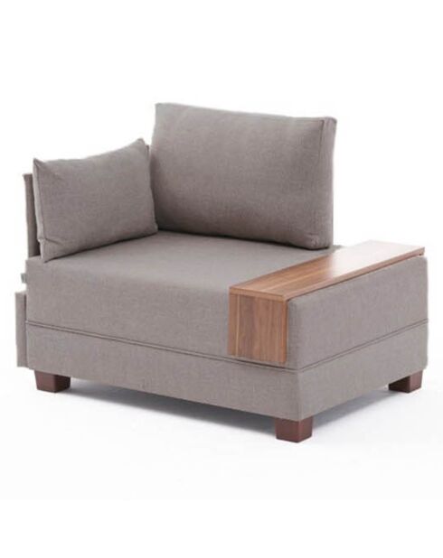 Fauteuil gauche Fly crème - 105x75x80 cm