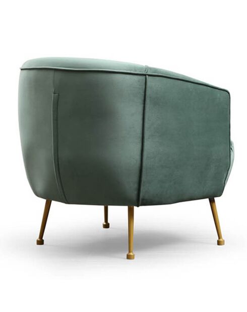 Fauteuil Piccoli vert - 78x80x79 cm