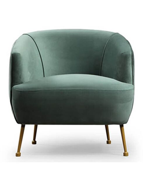 Fauteuil Piccoli vert - 78x80x79 cm