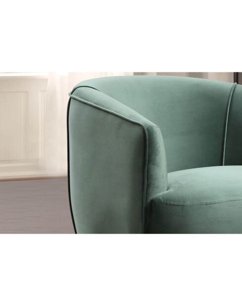 Fauteuil Piccoli vert - 78x80x79 cm