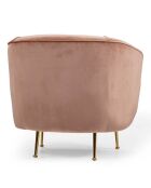 Fauteuil Piccoli rose - 83x75x72 cm